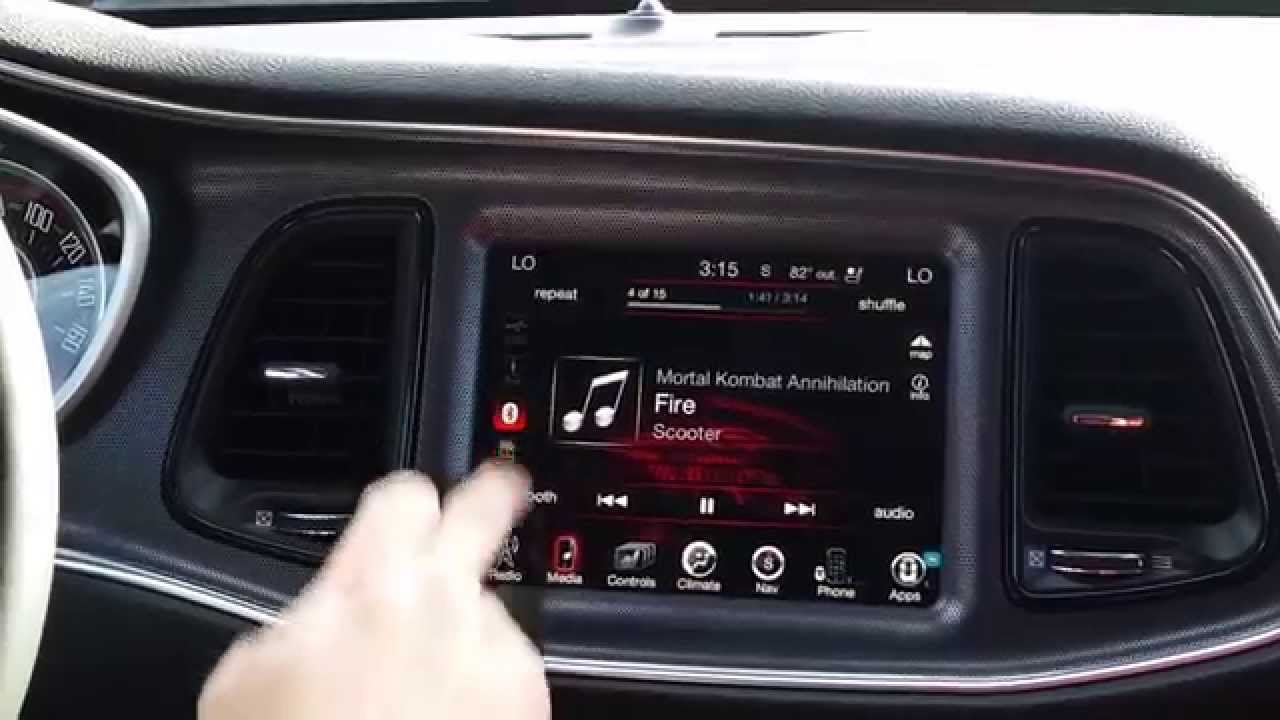 2015 Dodge Challenger R/T+ - Center Console Touchscreen