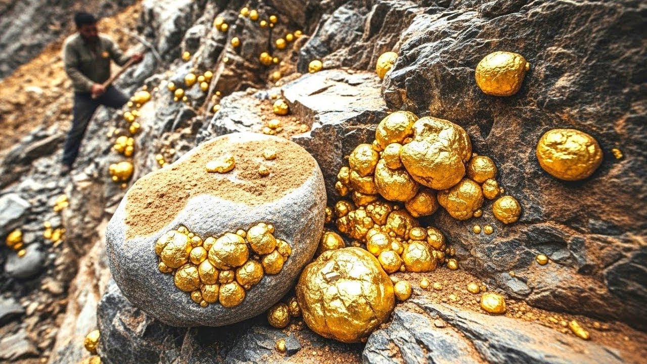 Treasure Hunt for BIG GOLD NUGGETS - Prospecting in the Wild