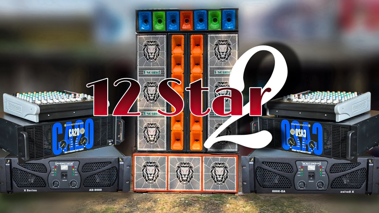 12 Star 2 Extra power || Audiotone 9000W Amplifier And Triple bass || By Pijush Sarkar