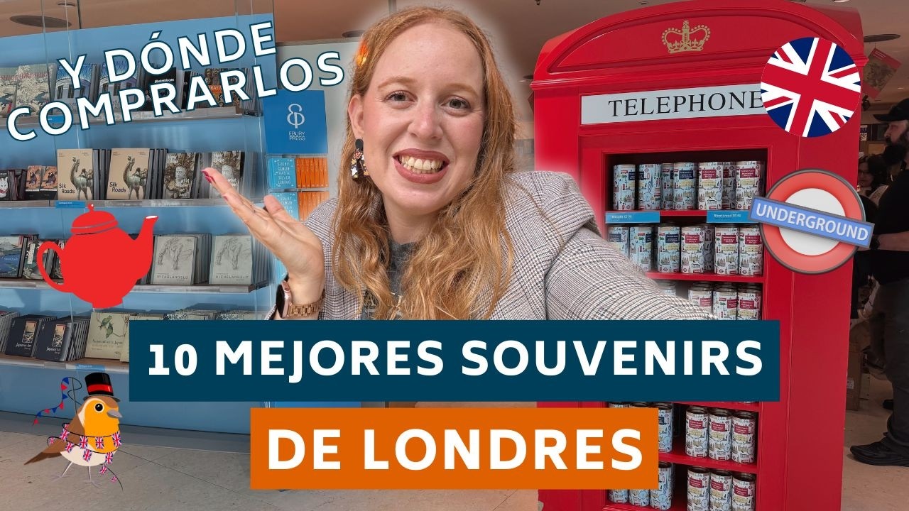 10 SOUVENIRS únicos que comprar en LONDRES  (Que no encontrarás en tiendas turísticas) 🎁