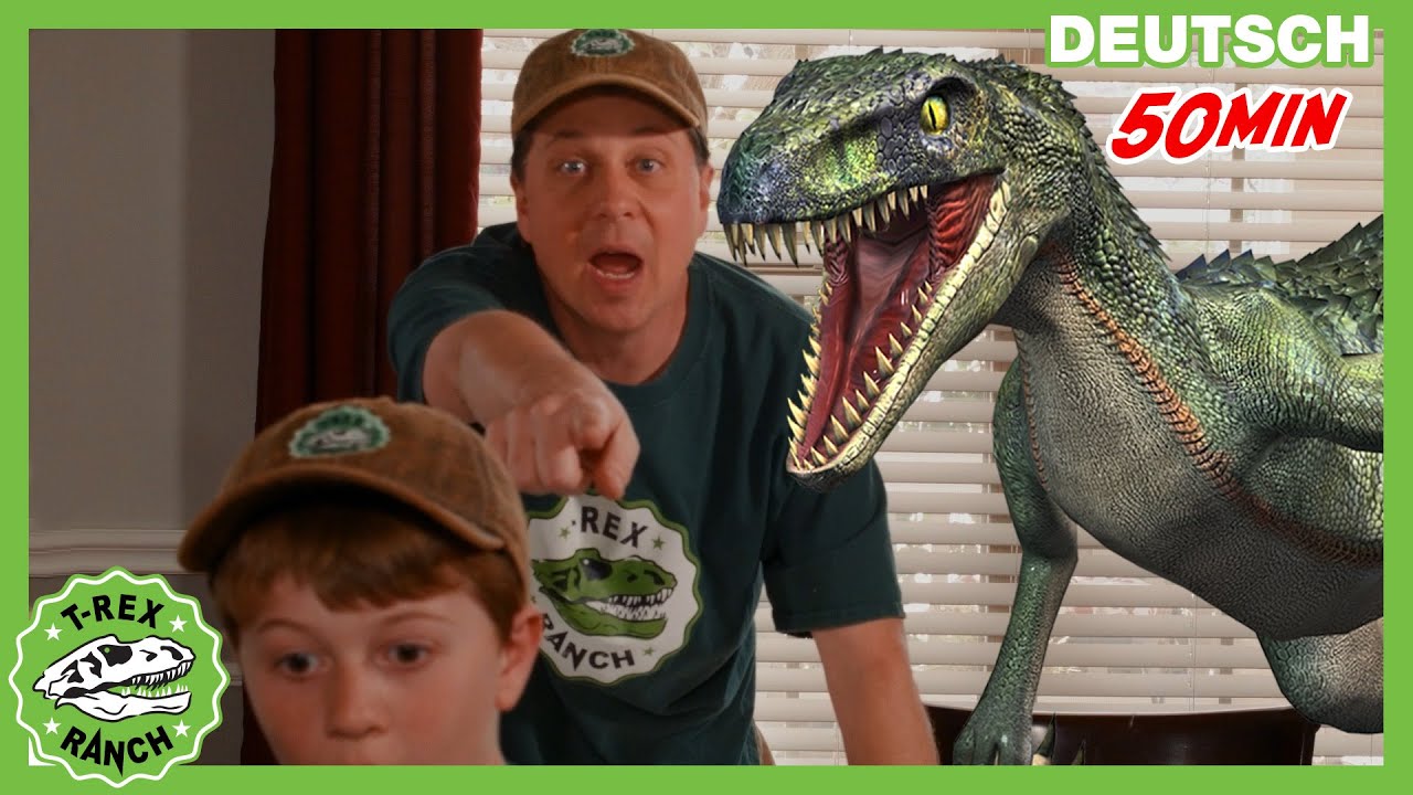 Riesen-Dinosaurier kämpft gegen geheimnisvolles Haustier | T-Rex Ranch - Dinosaurier für Kinder