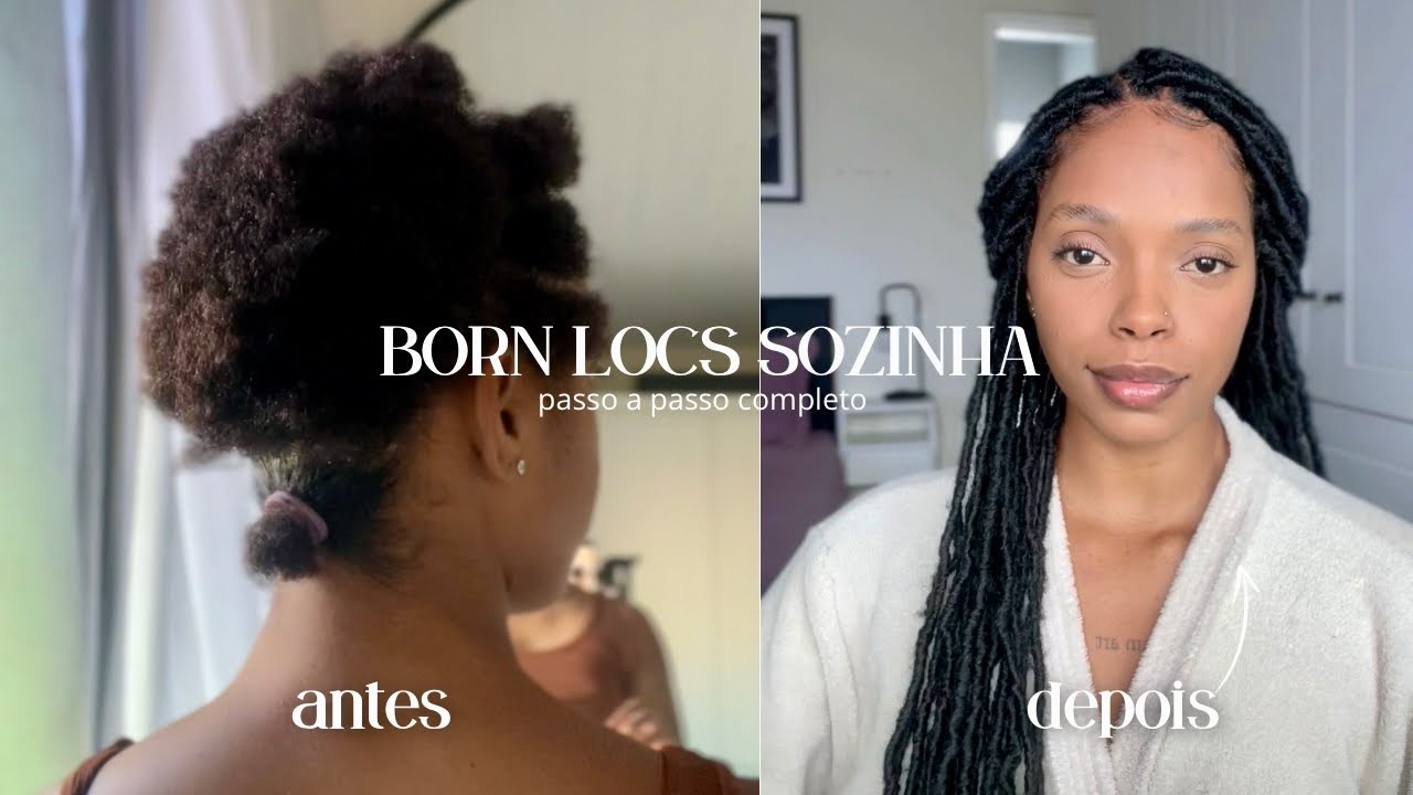 COMO COLOCAR BORN LOCS SOZINHA: FÁCIL, RÁPIDO E PERFEITO! (RESULTADO INCRÍVEL 😍)