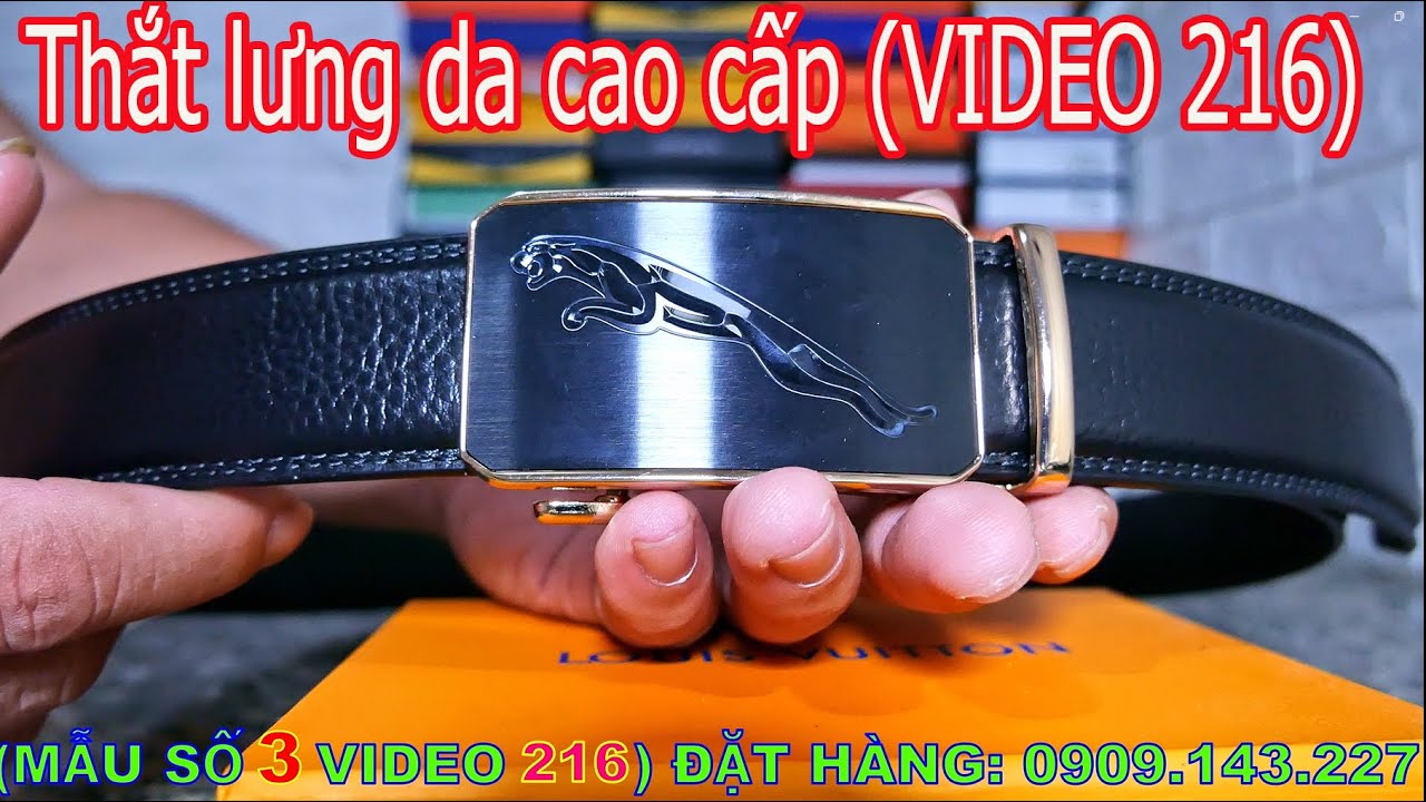 Thắt lưng da cao cấp (VIDEO 216)