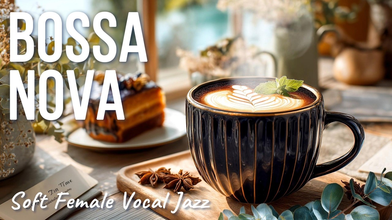 Relaxing Bossa Nova Caf&eacute; | Soft Female Vocal Jazz for Work & Study ☕ Velvet Tea Afternoon Glow (3h)