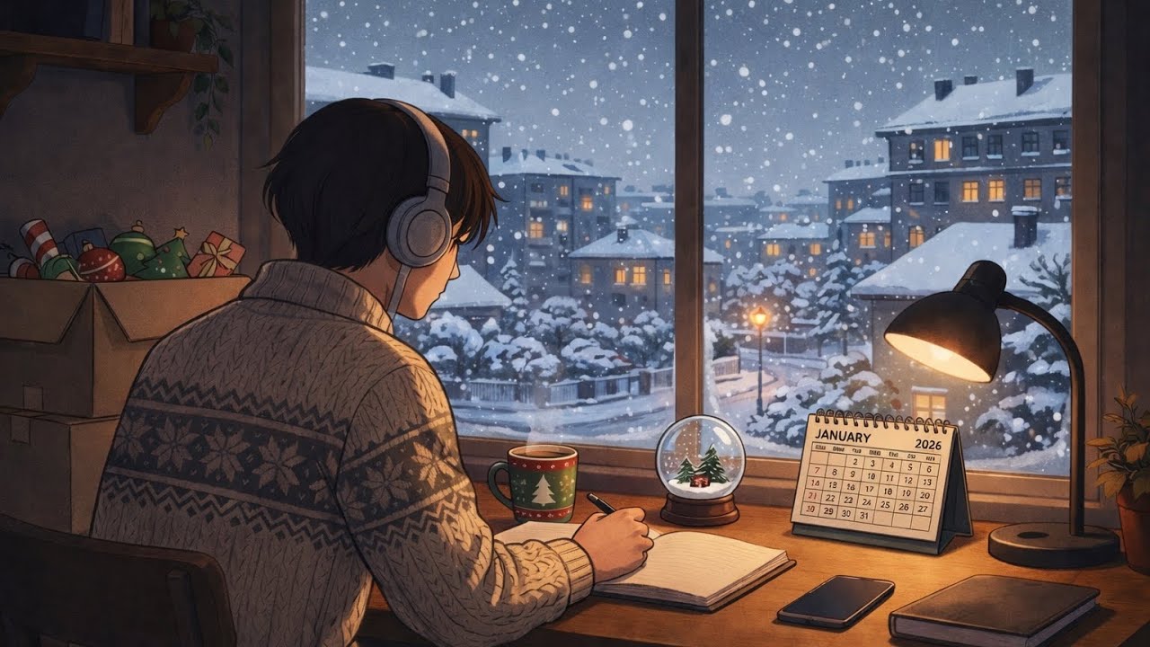 January Lofi 2026 ❄️ Fresh Start & Cozy Winter Beats to Study ☕️ The boy at the window Playlist