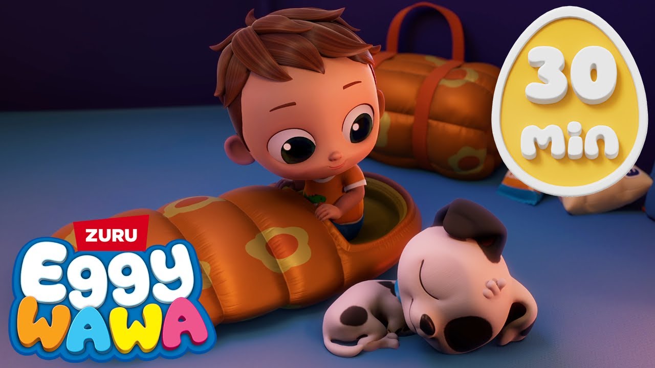 🚀 Eggy Wawa's 30mins Adventure | Learn with Nursery Rhymes| Fun Preschool Lessons