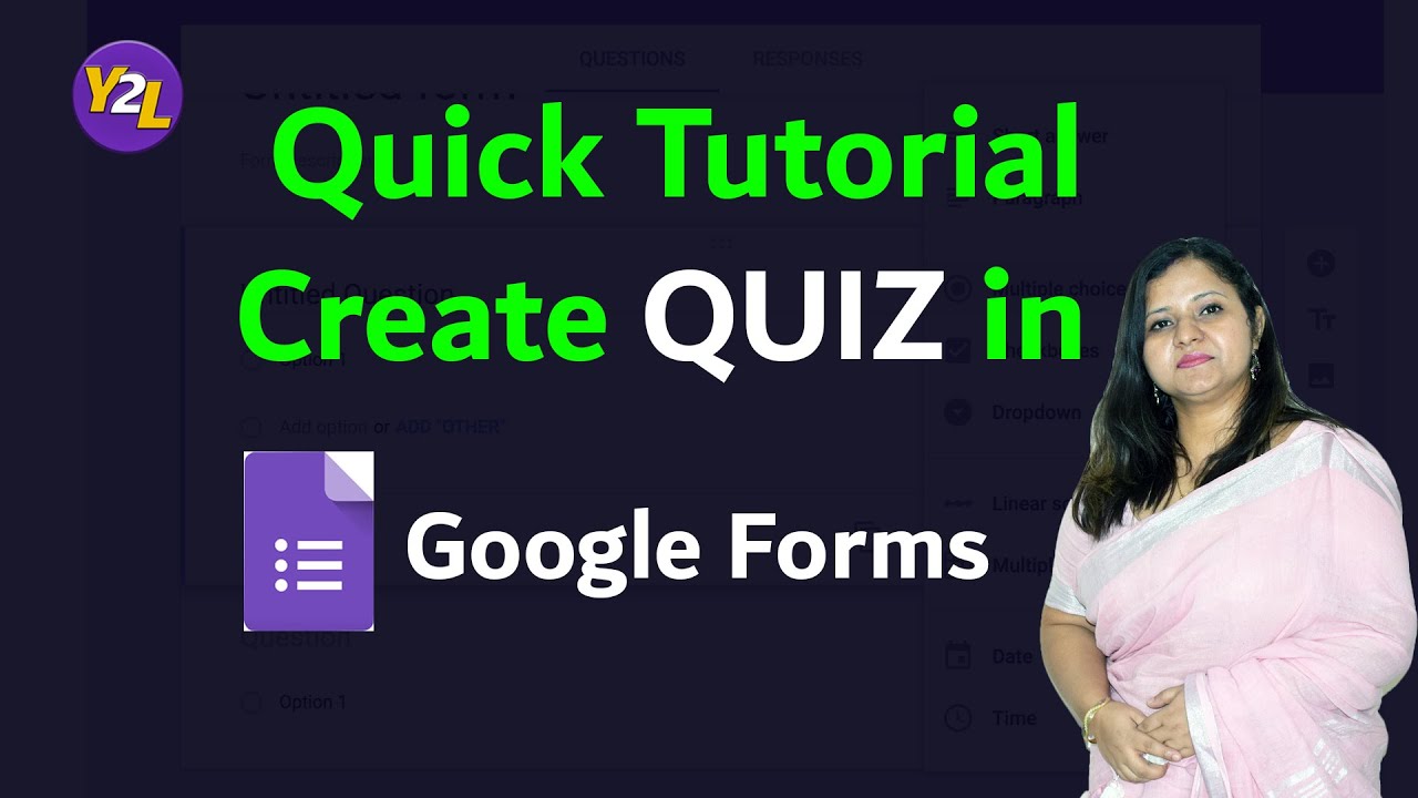 Quick video to create online tests using Google Forms
