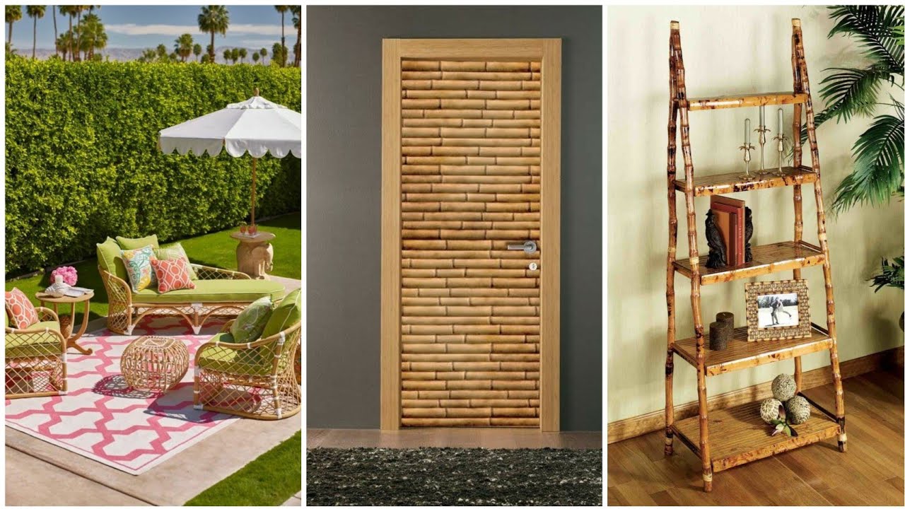 12 бамбуковых идей мебели Деревенское и устойчивое художественное оформление