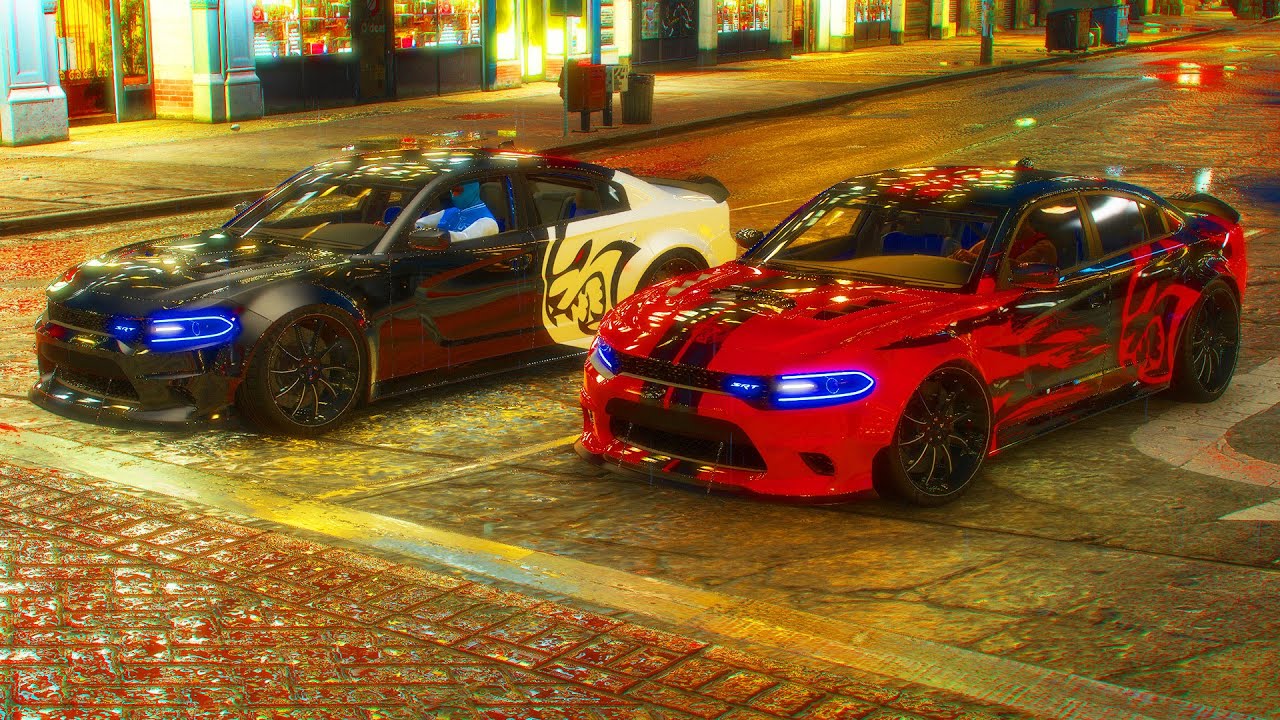 GTA 5 BLOODS VS CRIPS HELLCAT BATTLE 5