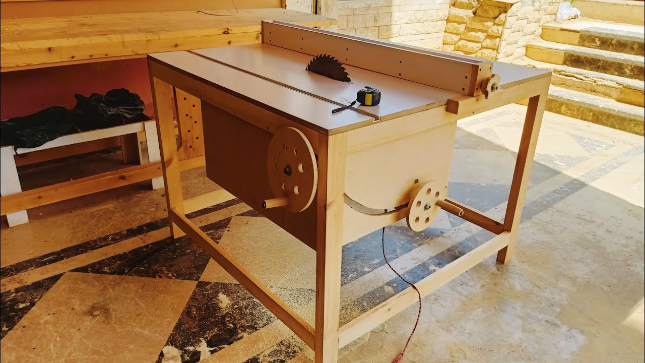شرح كيف تصنع منشار طاولة احتراقي بكل سهوله table saw fence