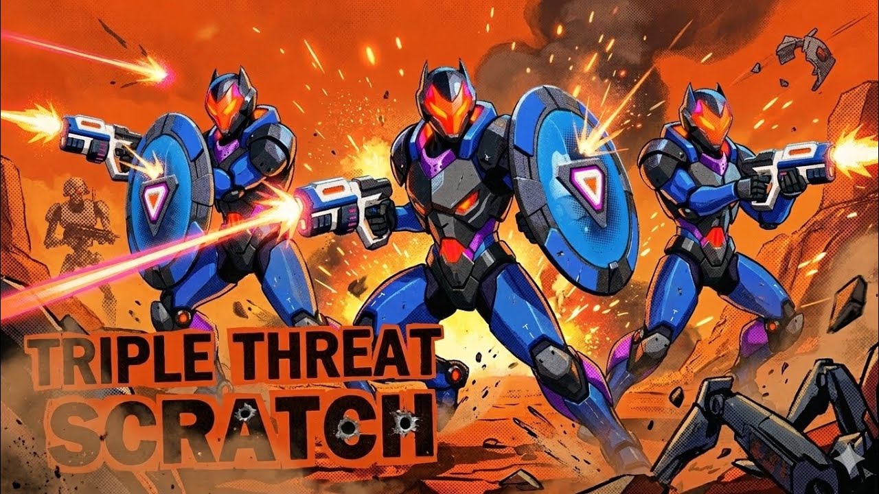 TRIPLE THREAT SCRATCH 💥🔫🥏