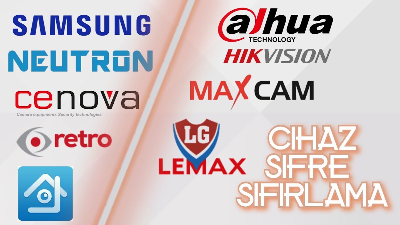 Güvenlik Kamerası Şifresi Sıfırlama  | Dvr Kayıt Cihazı Şifre Sıfırlama