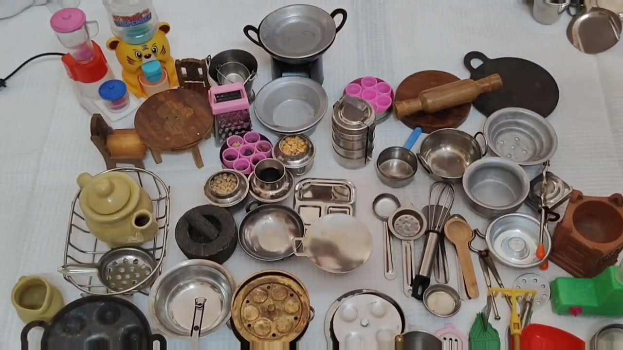 Miniature real kitchen set #miniature #viral #trending #cooking real kitchen set 
