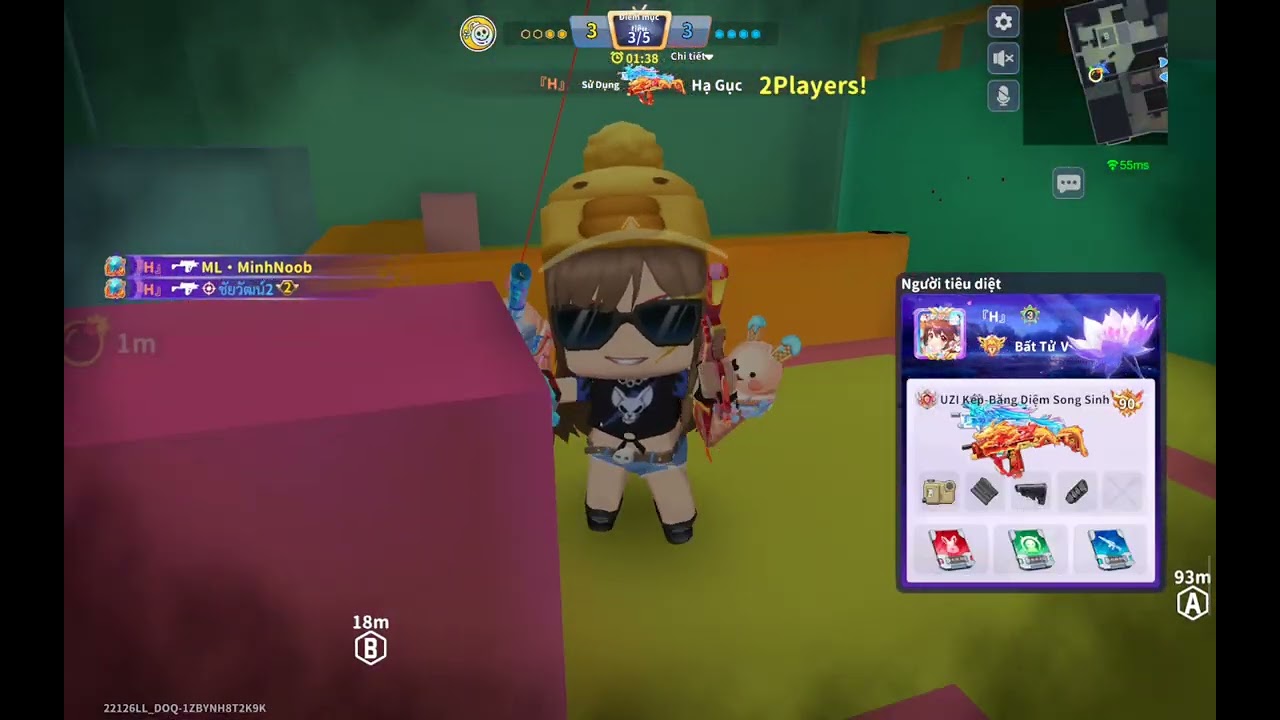 Đánh Bom 5v5|Spe.MinhNoob|Mini World Royale