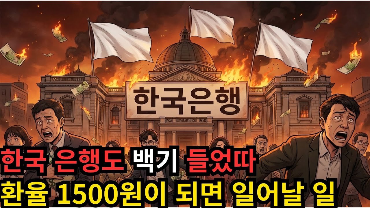 한국은행도 뱅크런 대비중 환율 1470에서 1500원이되면 왜 위험할까? [제2의IMF]