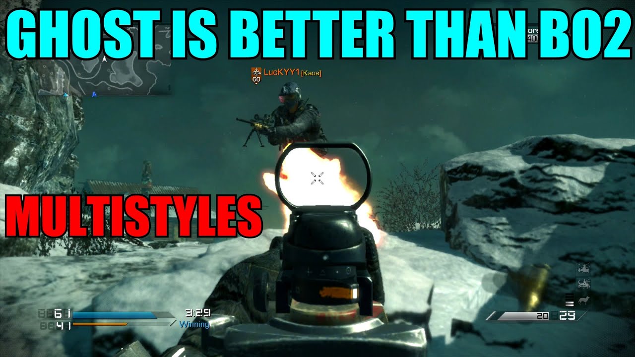 Cod Ghost: GHOST IS BETTER THAN BO2? 41 KILL TDM By Multistyles