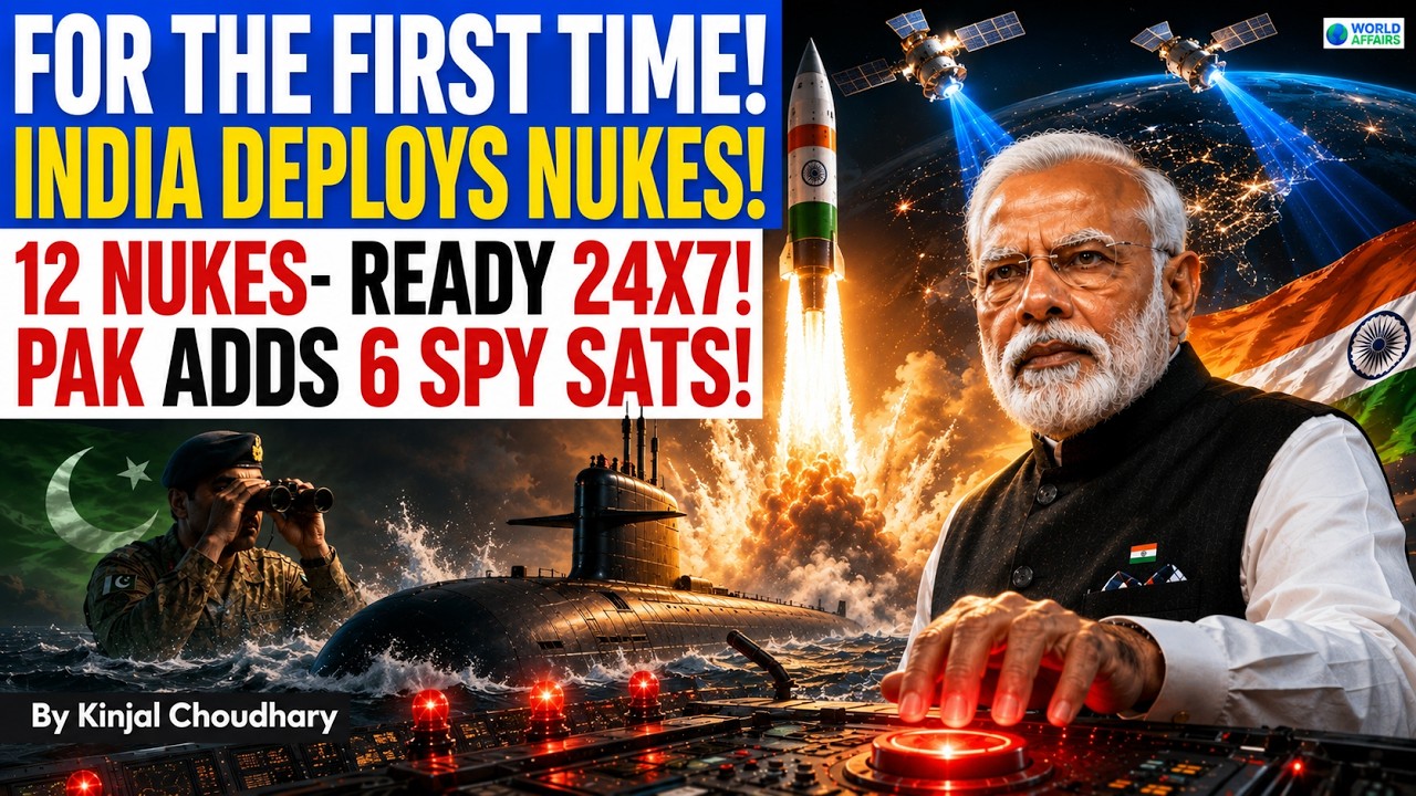 INDIA DEPLOYS NUKES Like P-5 Nations! China-Pak Spy Satellite Network Expands Rapidly | Kinjal