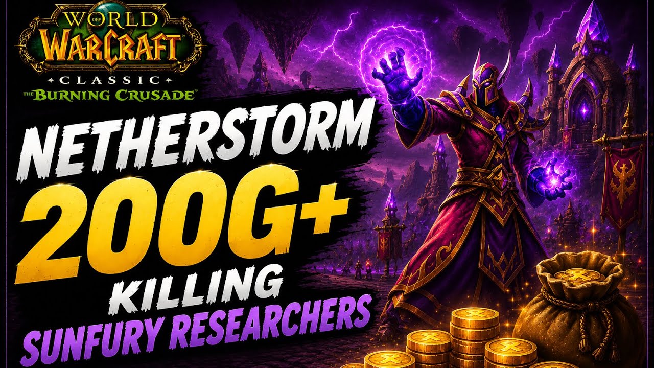 200g+ Sunfury Gold Farm | Wow Classic TBC