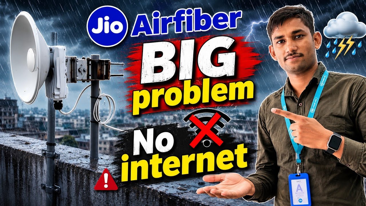 Jio AirFiber BIG Problem 😱 No Internet! आखिर क्यों बंद हुआ Jio AirFiber?