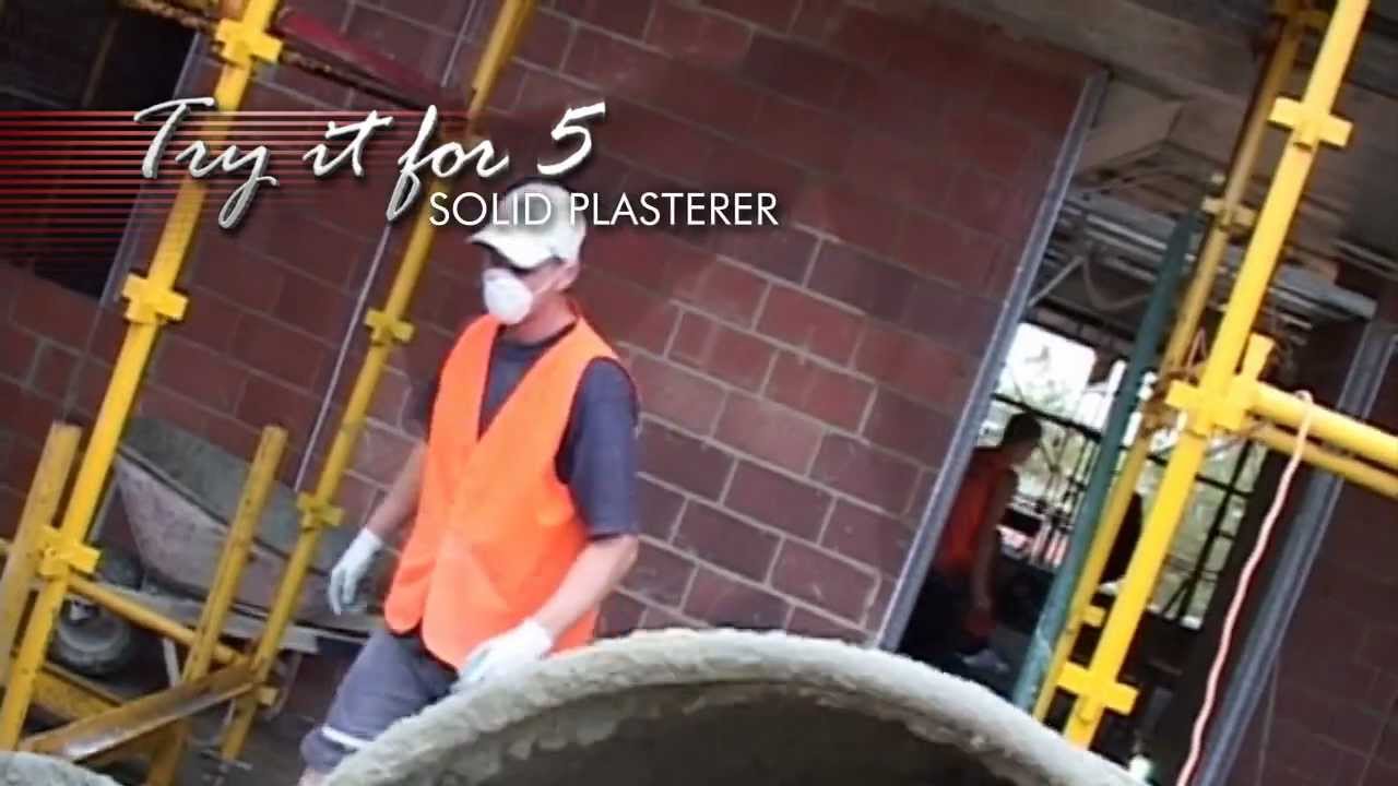 Solid Plasterer - Try it for 5