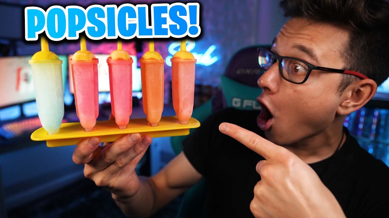 Trying GFUEL Popsicles!