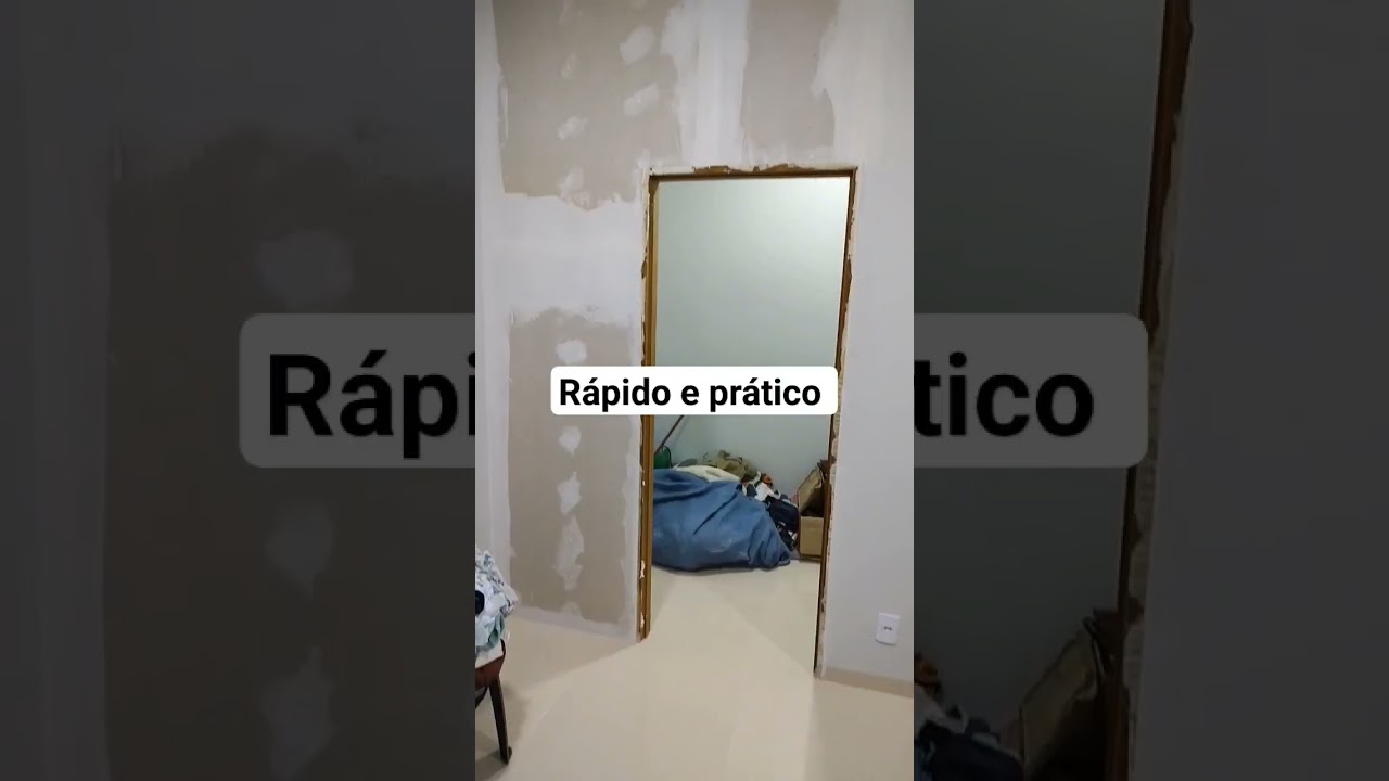 fa&ccedil;a uma divis&oacute;ria em menos de meio dia #Drywall #gesso #pintura