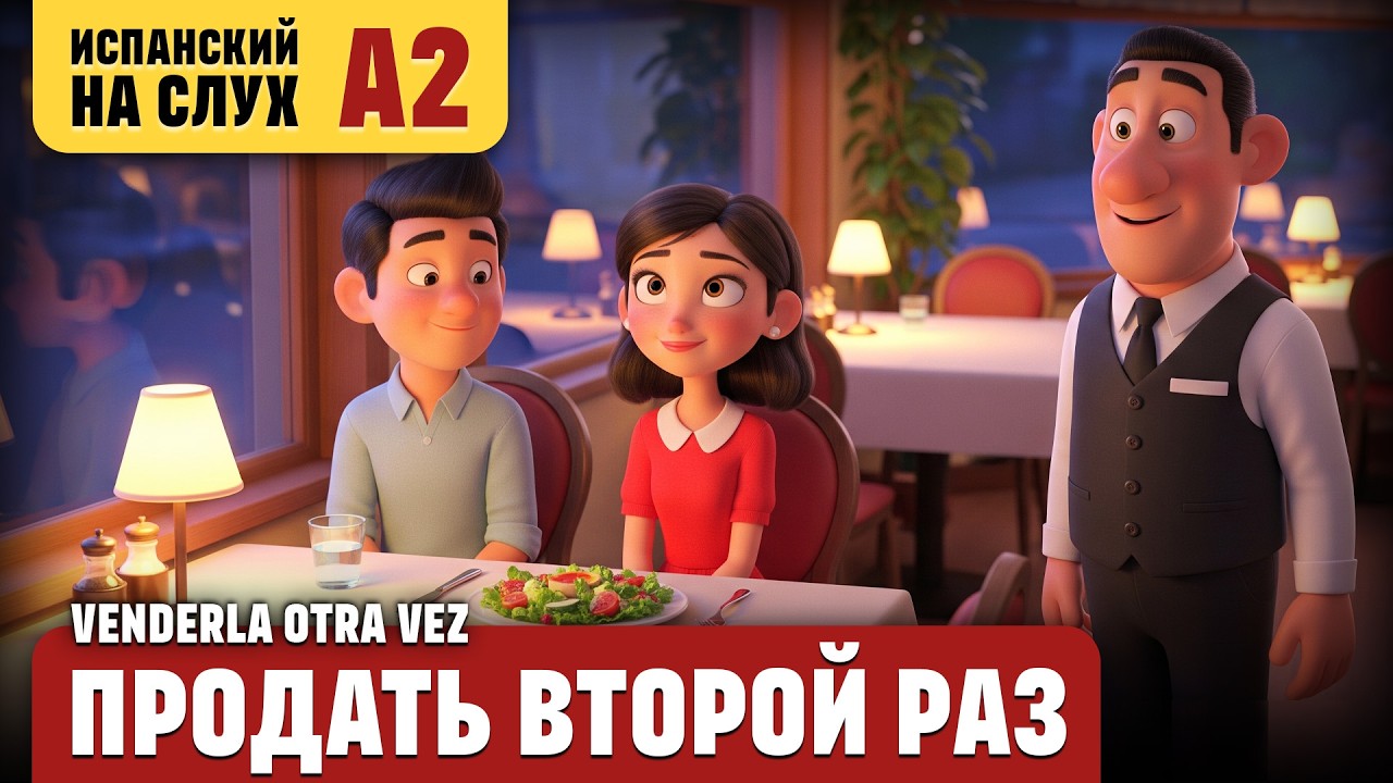 Продать второй раз. Весёлый рассказ (уровень А2). Испанский на слух.