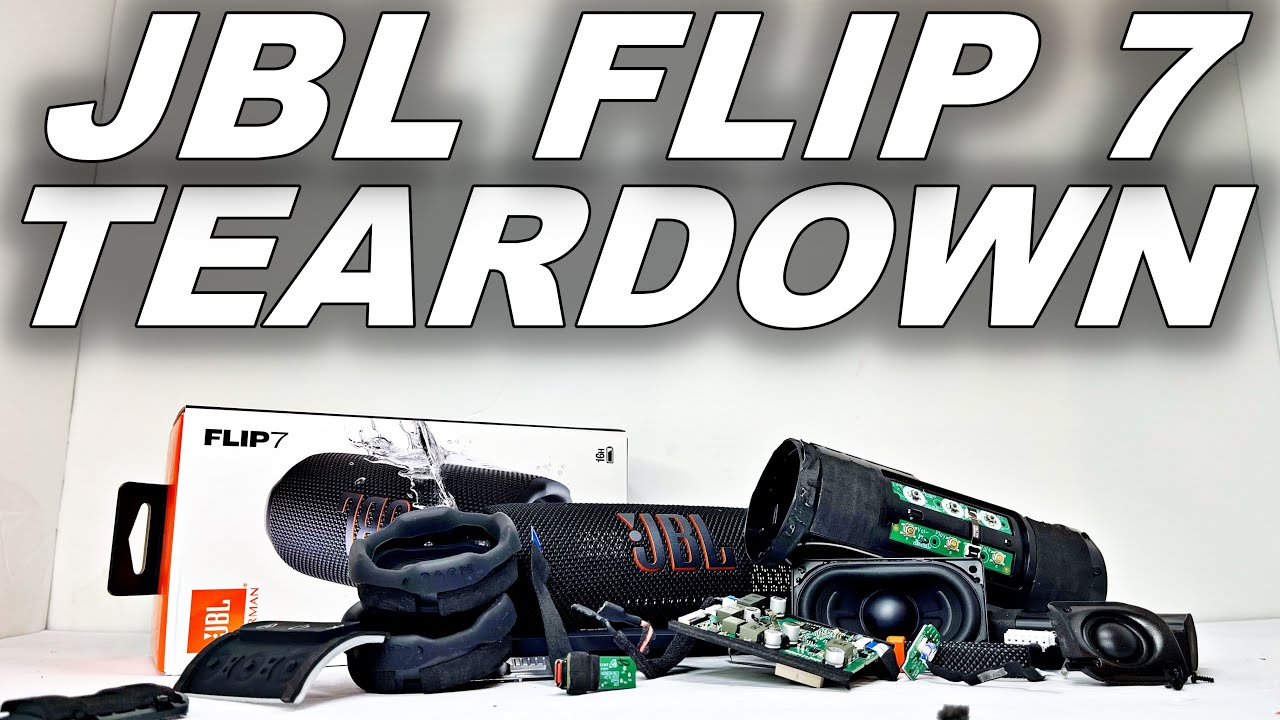 JBL Flip 7 Teardown – Inside One of JBL’s Best-Selling Bluetooth Speakers!