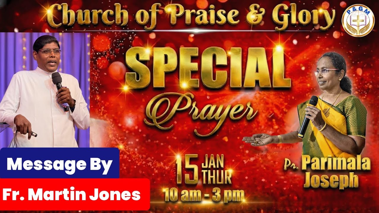 SPECIAL PRAYER | LIVE - 15/01/2026 | CHURCH OF PRAISE AND GLORY | PAS.Parimala joseph