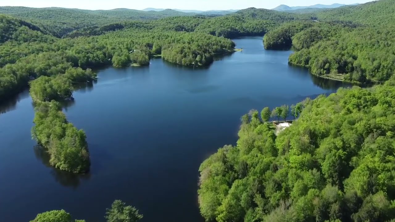 Lake and Mountains Scenery Vermont...Drone Episode 3