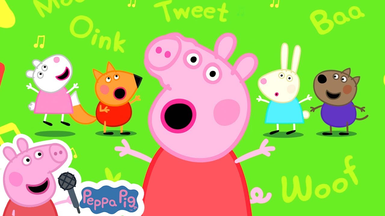 Animal Noises Song with Peppa Pig  | Peppa Pig Songs | Peppa Pig Nursery Rhymes & Kids Songs
