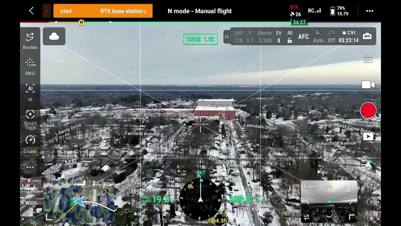 Midweek Weather and Traffic from above