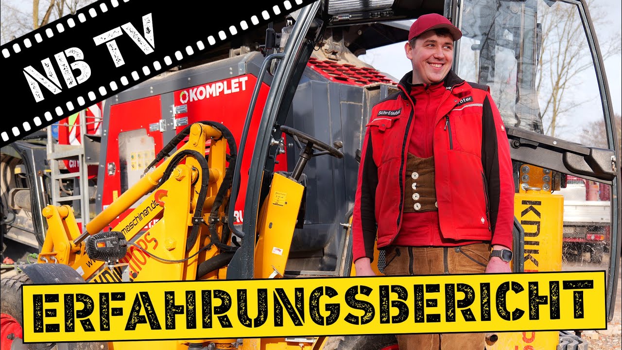 Erfahrungsbericht Backenbrecher City Crusher 704 | Schröter Garten- und Landschaftsbau | Brecher
