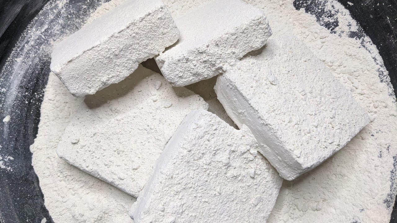 How to make Soft Gym Chalk at home with result ☁️ Dedicate to @anuradha2356   🫶| Satisfying | ASMR