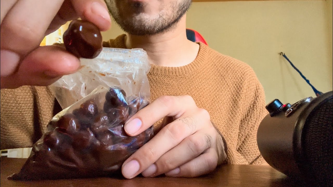 ASMR comiendo DULCE de NANCE 🟤 • Dulce Típico • Mouth Sounds