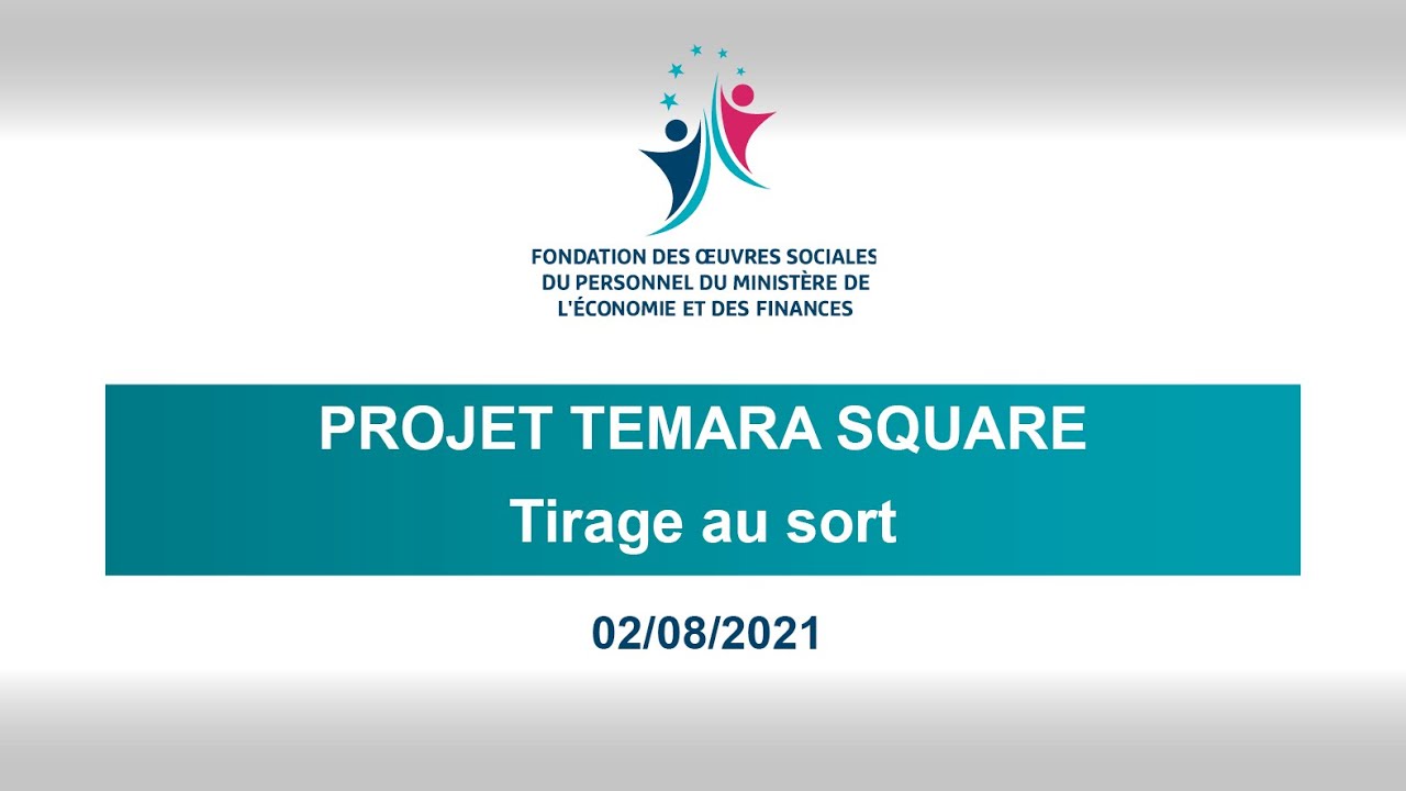 Tirage à sort pour les exaequos sur la liste des bénéficiaires du projet Temara Square
