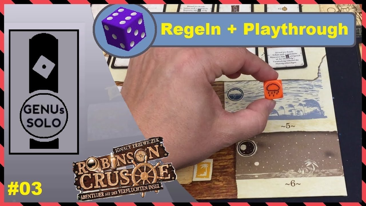 Robinson Crusoe - Playthrough - S01E03 - Regeln - deutsch - Brettspiel