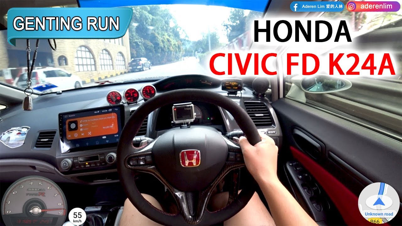 Part 3/6 | 2012 Honda Civic FD2 (K24A RB1) | Malaysia #POV [Genting Run 冲上云霄] [CC Subtitle]