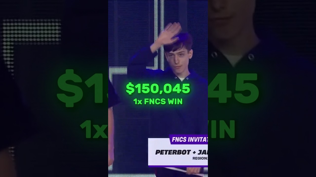 Peterbot Earnings in 2022 vs 2025 | #fortnite #peterbot #fncs #earnings