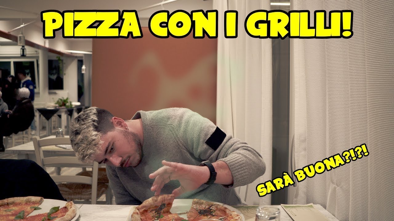 HO MANGIATO LA PRIMA PIZZA DI GRILLI IN ITALIA!