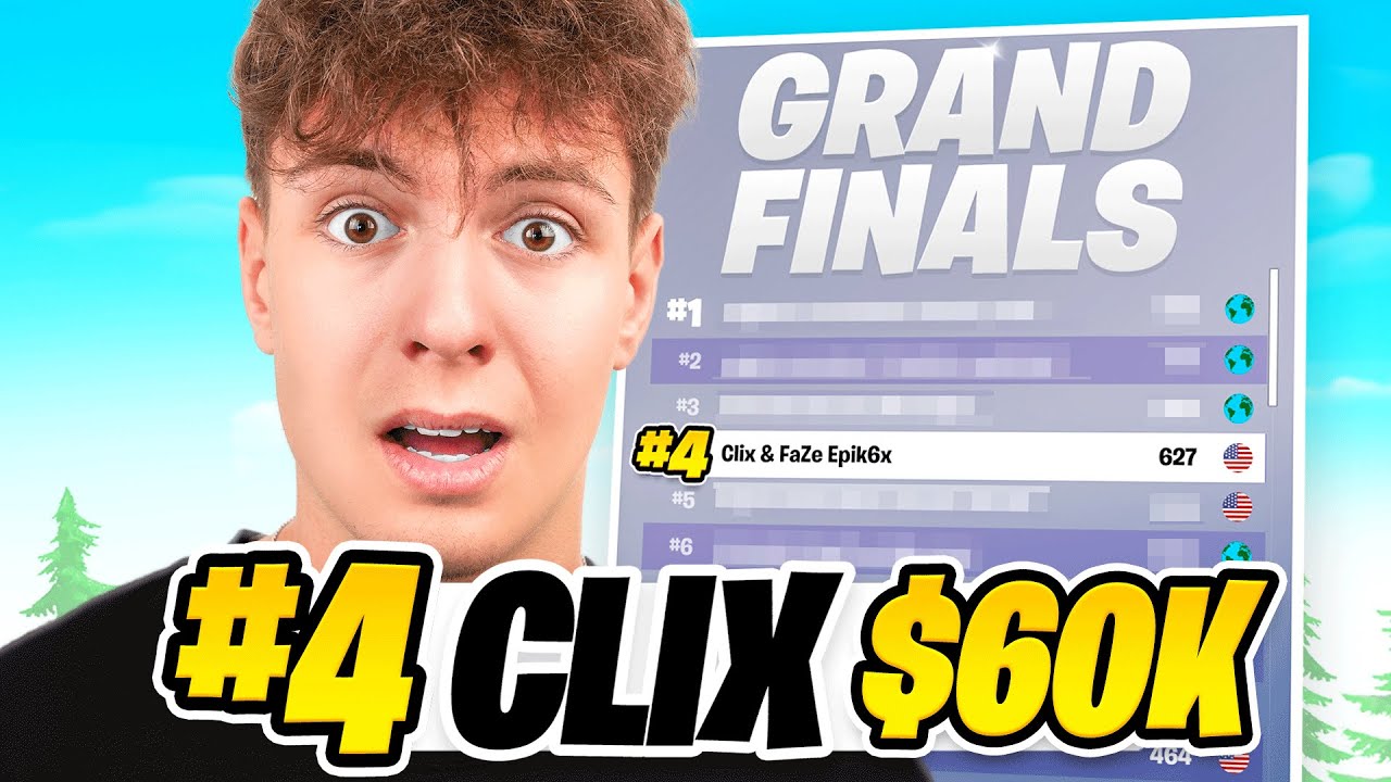 Clix 4TH PLACE FNCS Grand Finals 🏆 ($60,000)