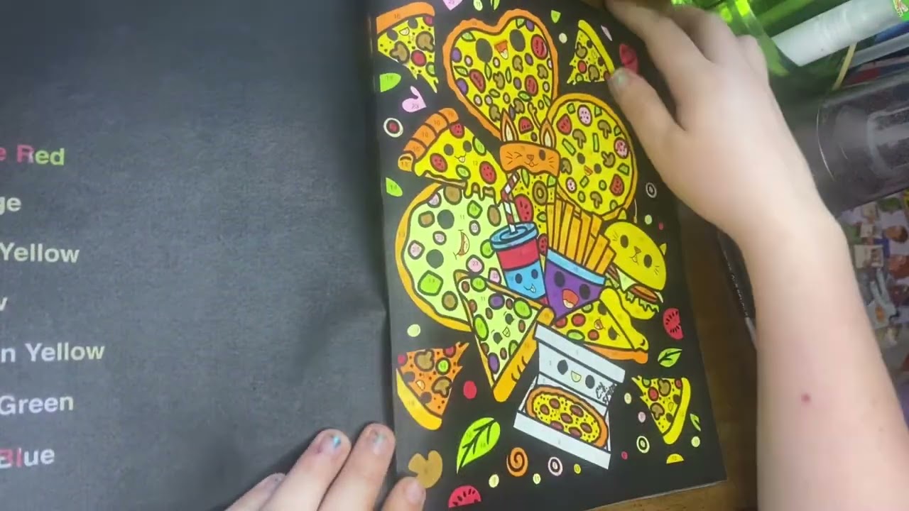 Completed Coloring Book-Kawaii Color by Number by Color Questopia