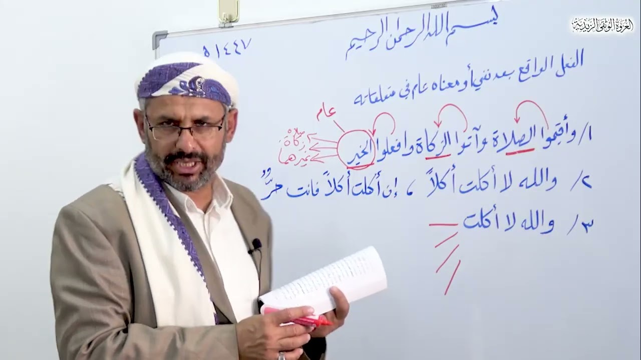 العموم والخصوص 7- الفعل الواقع بعد نفي أو معناه-شفاء غليل السائل ج2