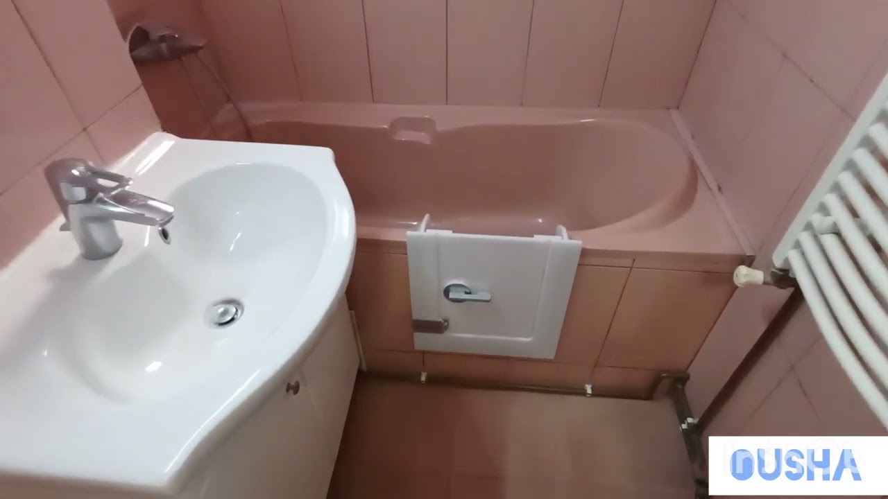 Ușă de Acces pentru Cada de Baie. Ousha Mini #cadacuusa #usalacada #decupajcada