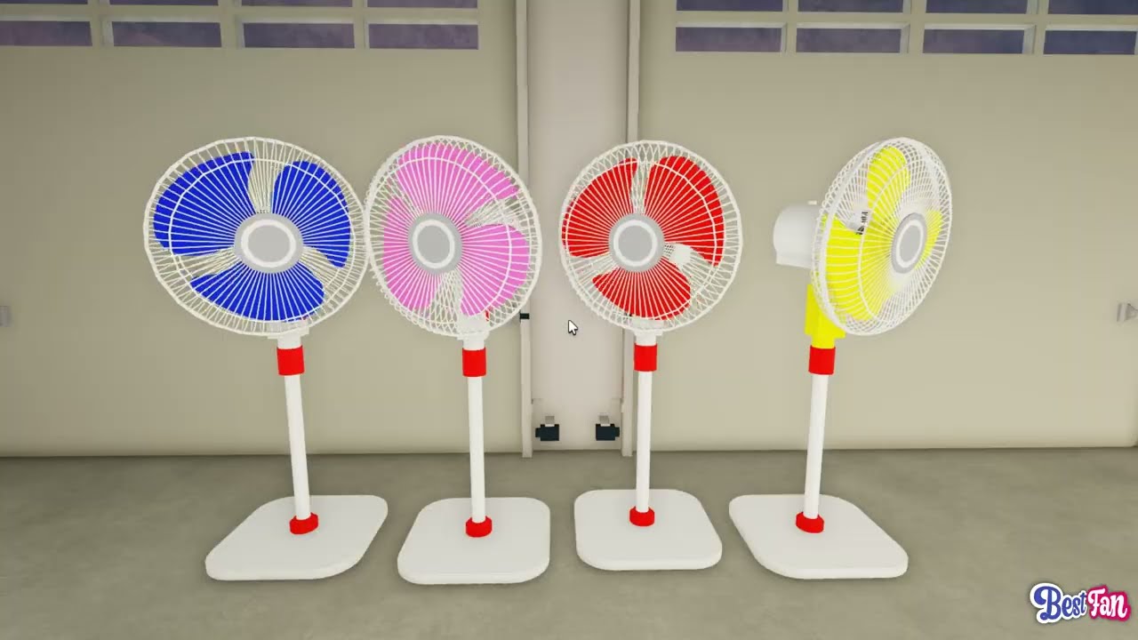 Discovery of a Rare Vintage Ceiling Fan With Seven Rainbow Blades!