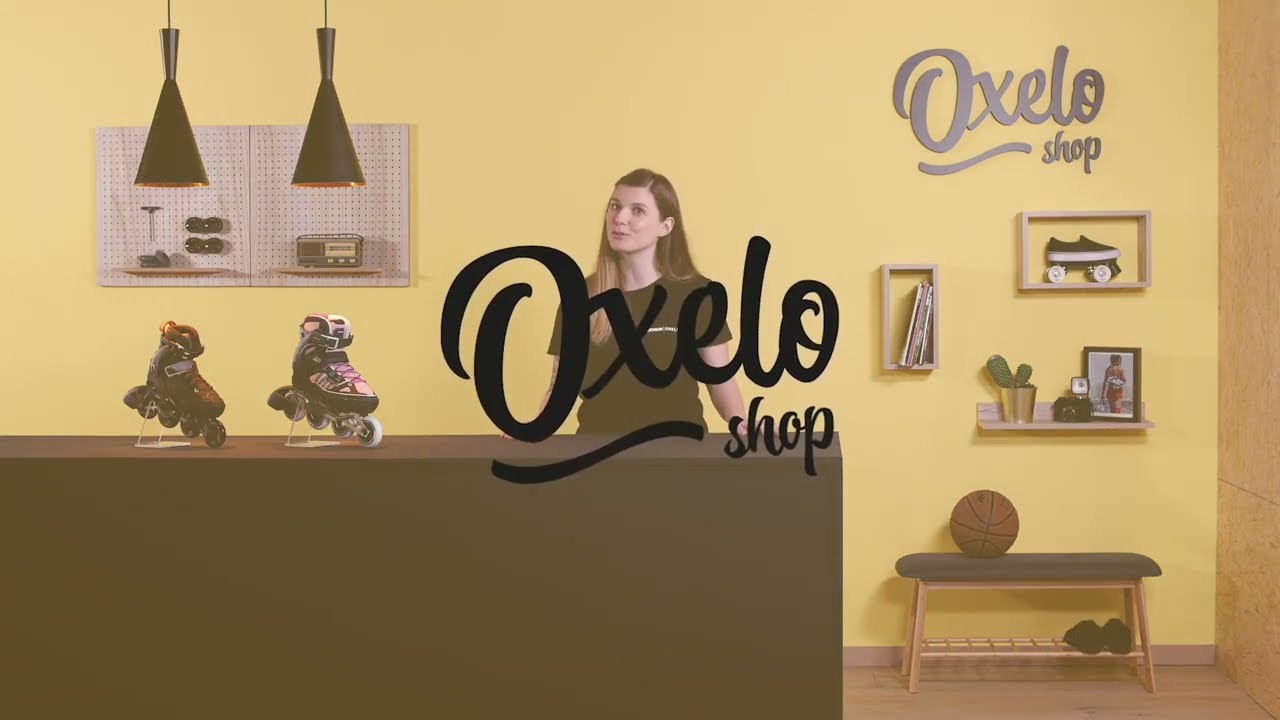 OXELO ROLLER FIT 3 JR PTO/LARANJA