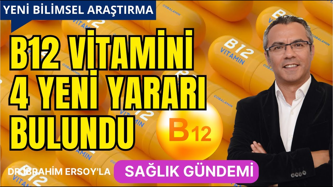 B12 vitaminin 4 yeni yararı bulundu!