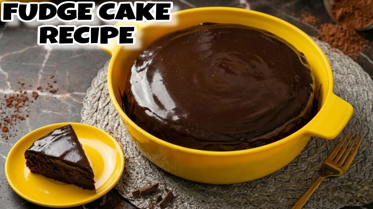 Fudge cake recipe | बिना क्रीम बिना कंडेंस्ड मिल्क फ़ज केक | Eggless Chocolate Fudge Cake #fudgecake