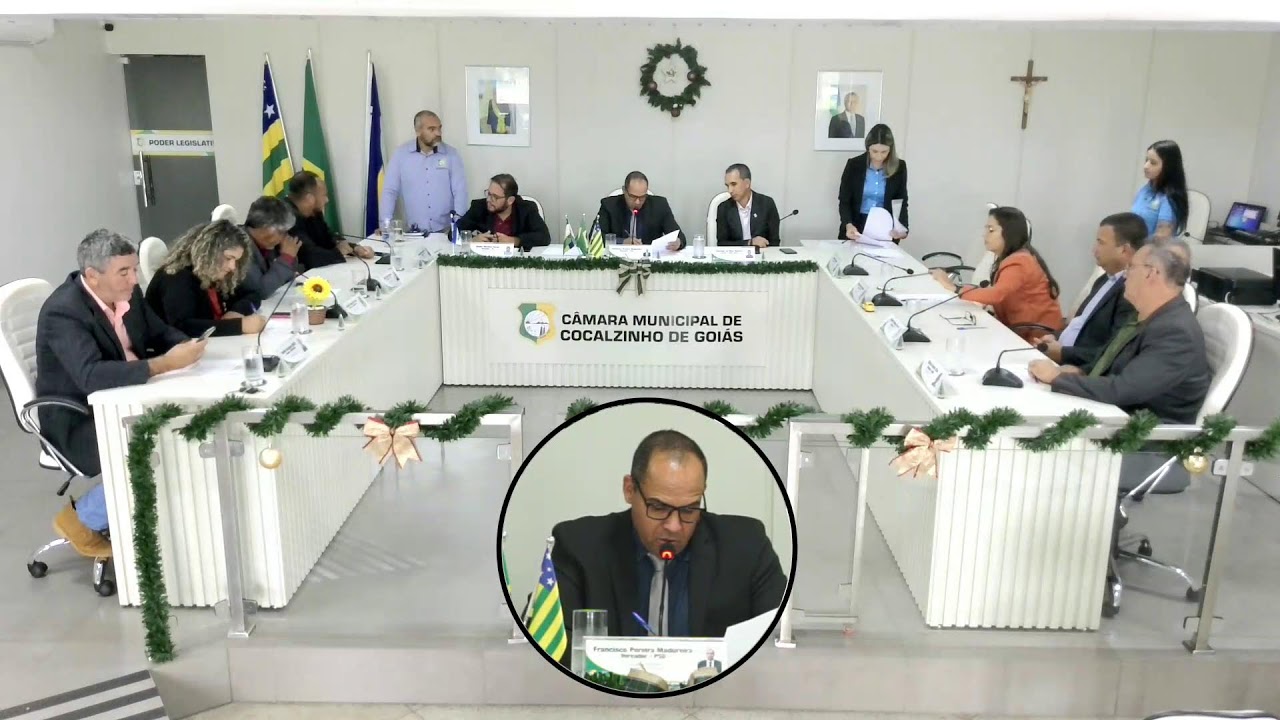 8ª Sessão Extraordinária com os Vereadores de Cocalzinho de Goiás em: 19/12/2025