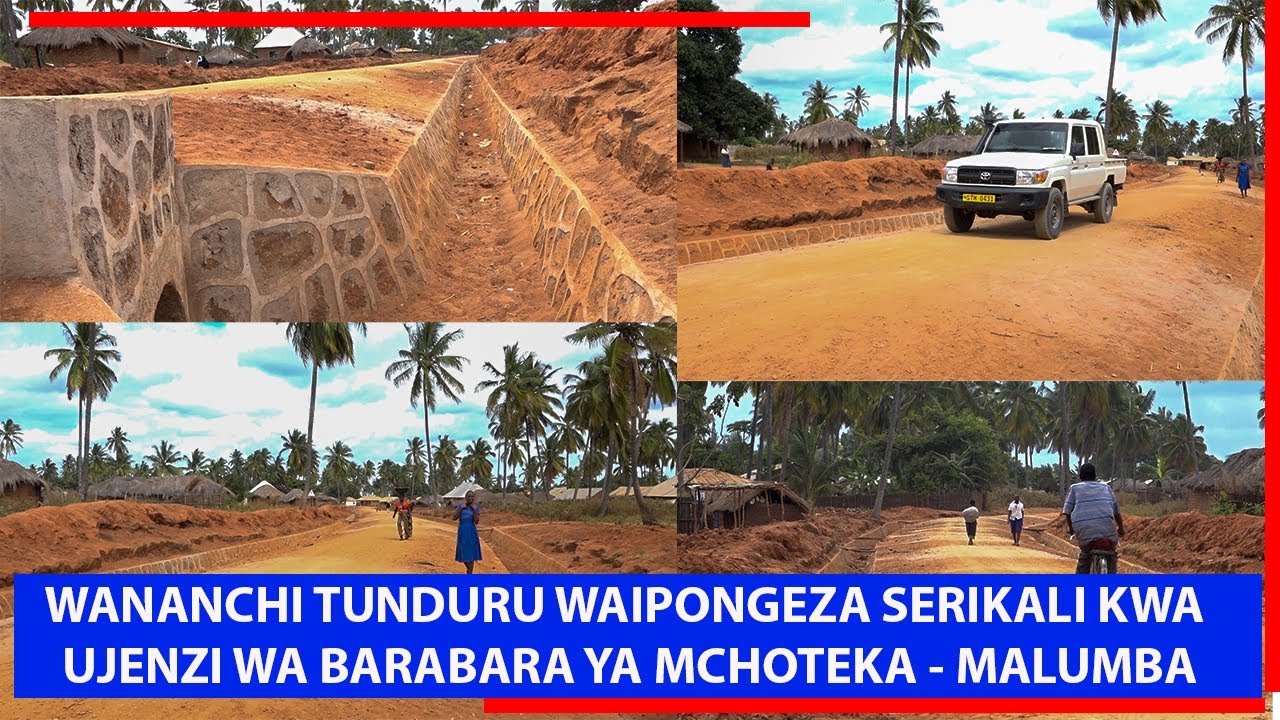 WANANCHI TUNDURU WAIPONGEZA SERIKALI KWA UJENZI WA BARABARA YA MCHOTEKA - MALUMBA